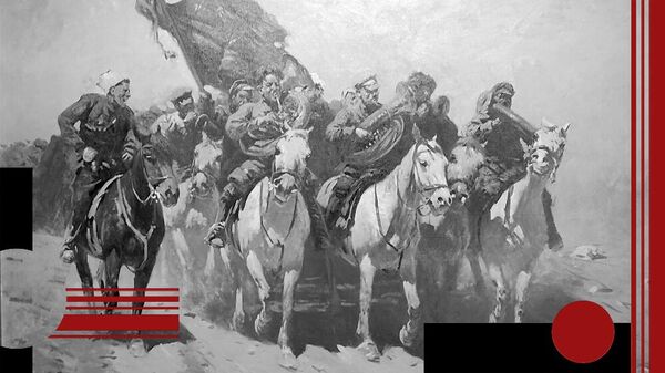 Митрофан Греков Трубачи Первой конной армии, 1934, ГТГ