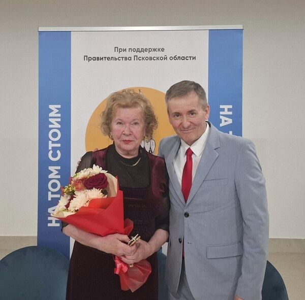 Ольга Зиновьева и чешский журналист Роман Блашко