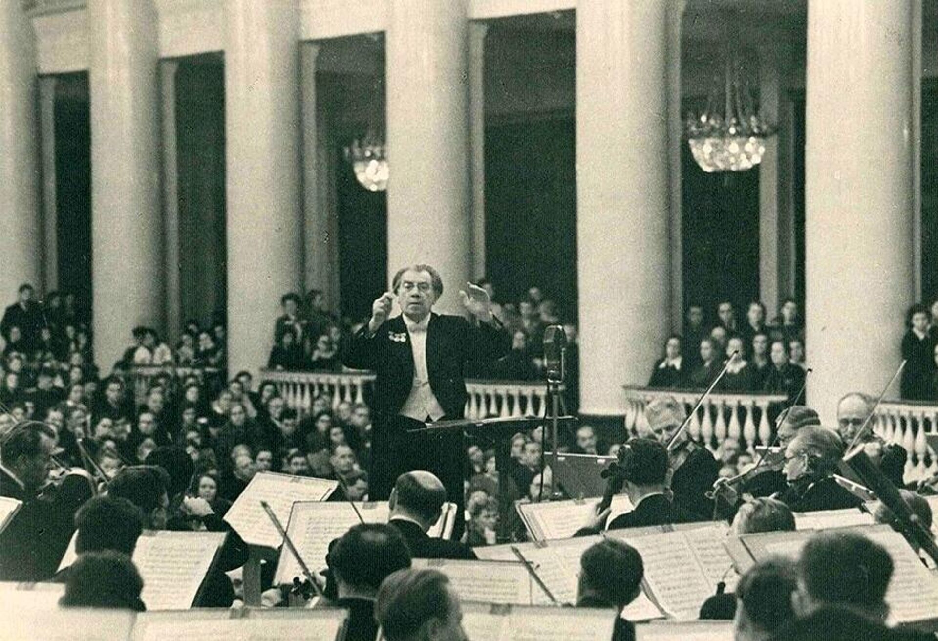 Рейнгольд Глиэр. 20 декабря 1952 г. Большой зал филармонии (из фондов Музыкальной библиотеки Санкт-Петербургской филармонии) - РИА Новости, 1920, 21.06.2026