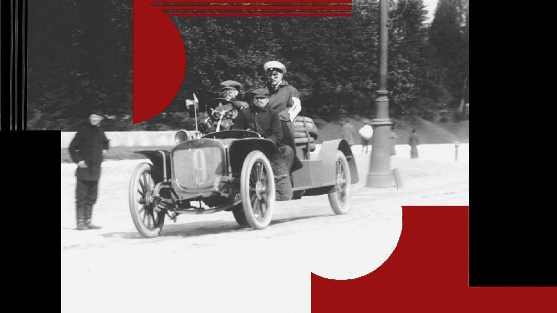 Первый Руссо-балт во время пробега, август 1909 года Первый Руссо-балт во время пробега, август 1909 года - РИА Новости, 1920, 21.06.2026