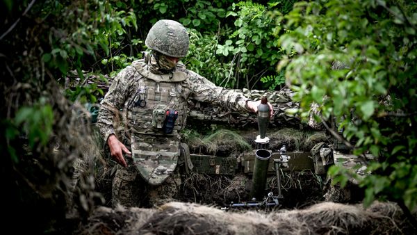 Боевая подготовка минометных расчетов группировки войск Центр на Днепропетровском направление СВО