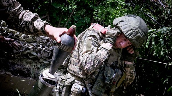 Боевая подготовка минометных расчетов группировки войск Центр на Днепропетровском направление СВО