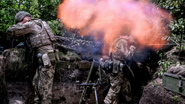 Боевая подготовка минометных расчетов группировки войск Центр на Днепропетровском направление СВО