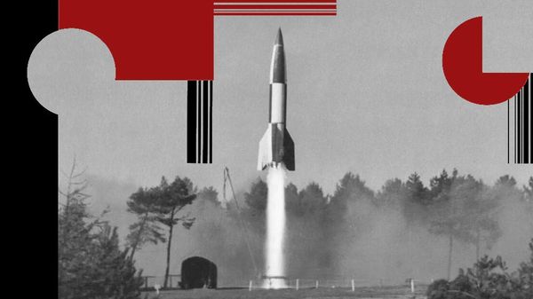Запуск ракеты V-2 (Фау-2)