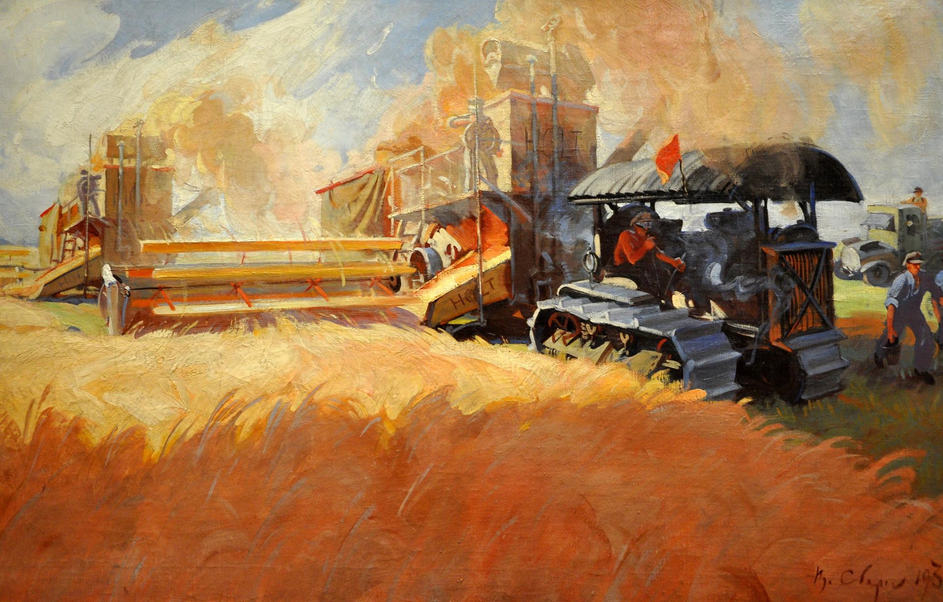 Василий Сварог Комбайн за работой, 1930 год, Государственный центральный музей современной истории России Василий Сварог Комбайн за работой, 1930 год, Государственный центральный музей современной истории России - РИА Новости, 1920, 04.07.2026