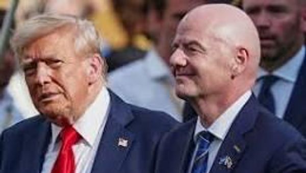 Джанни Инфантино и Дональд Трамп Джанни Инфантино и Дональд Трамп