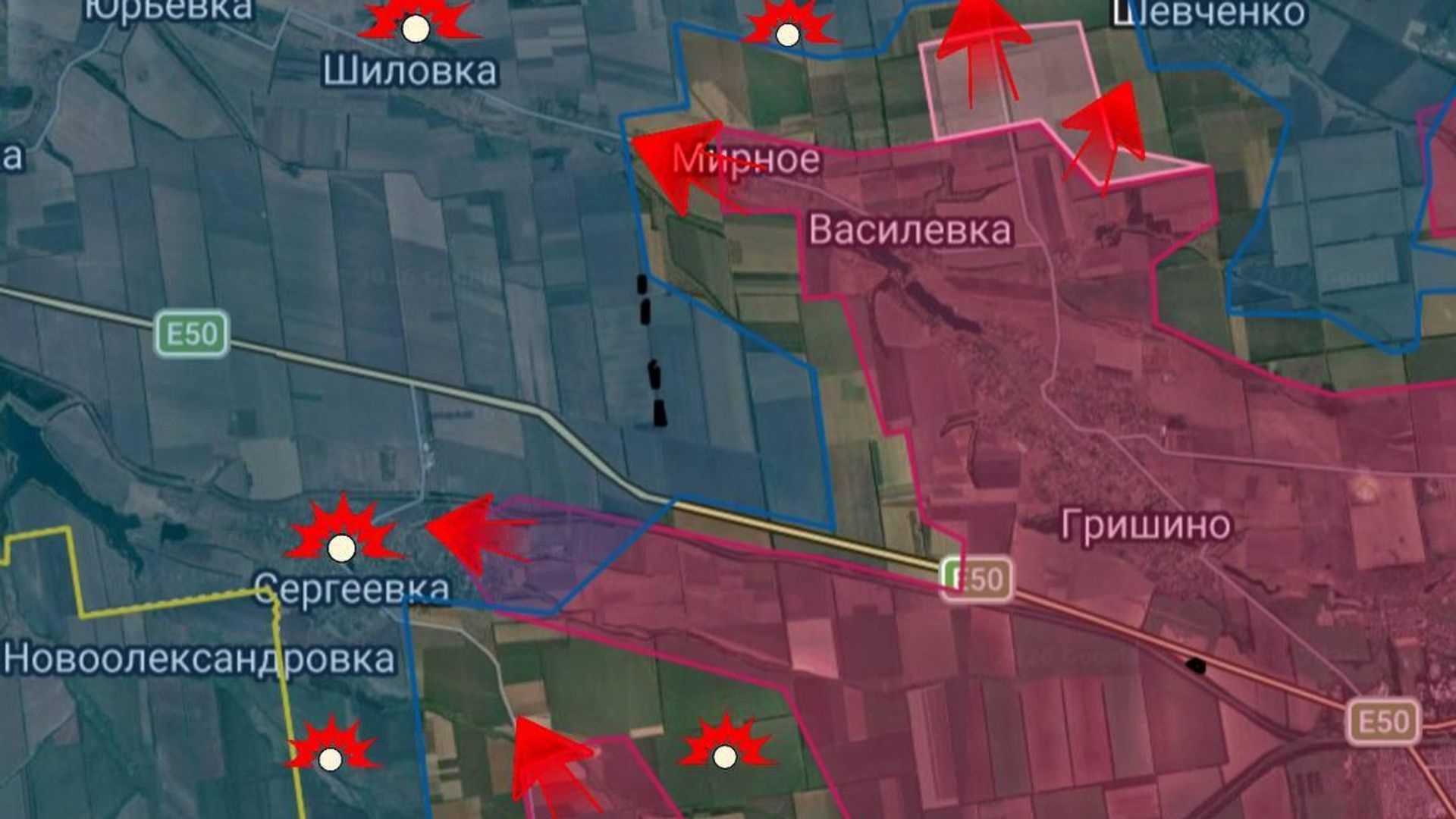 Обстановка на Красноармейском направлении Обстановка на Красноармейском направлении - РИА Новости, 1920, 07.07.2026