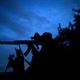 Боевая работа мобильной огневой группы отряда Русь в ЛНР