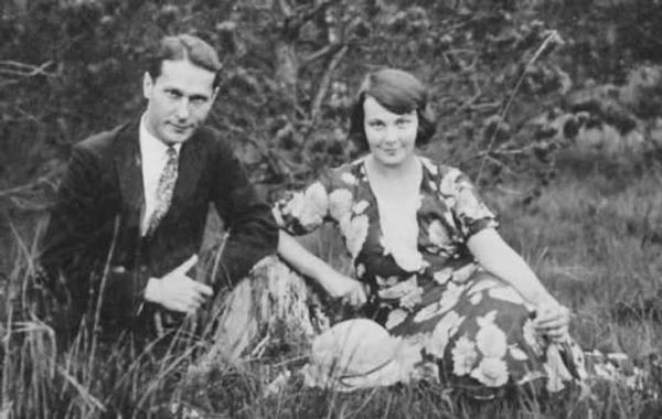 Елена Телига с мужем, 1933 год Елена Телига с мужем, 1933 год
