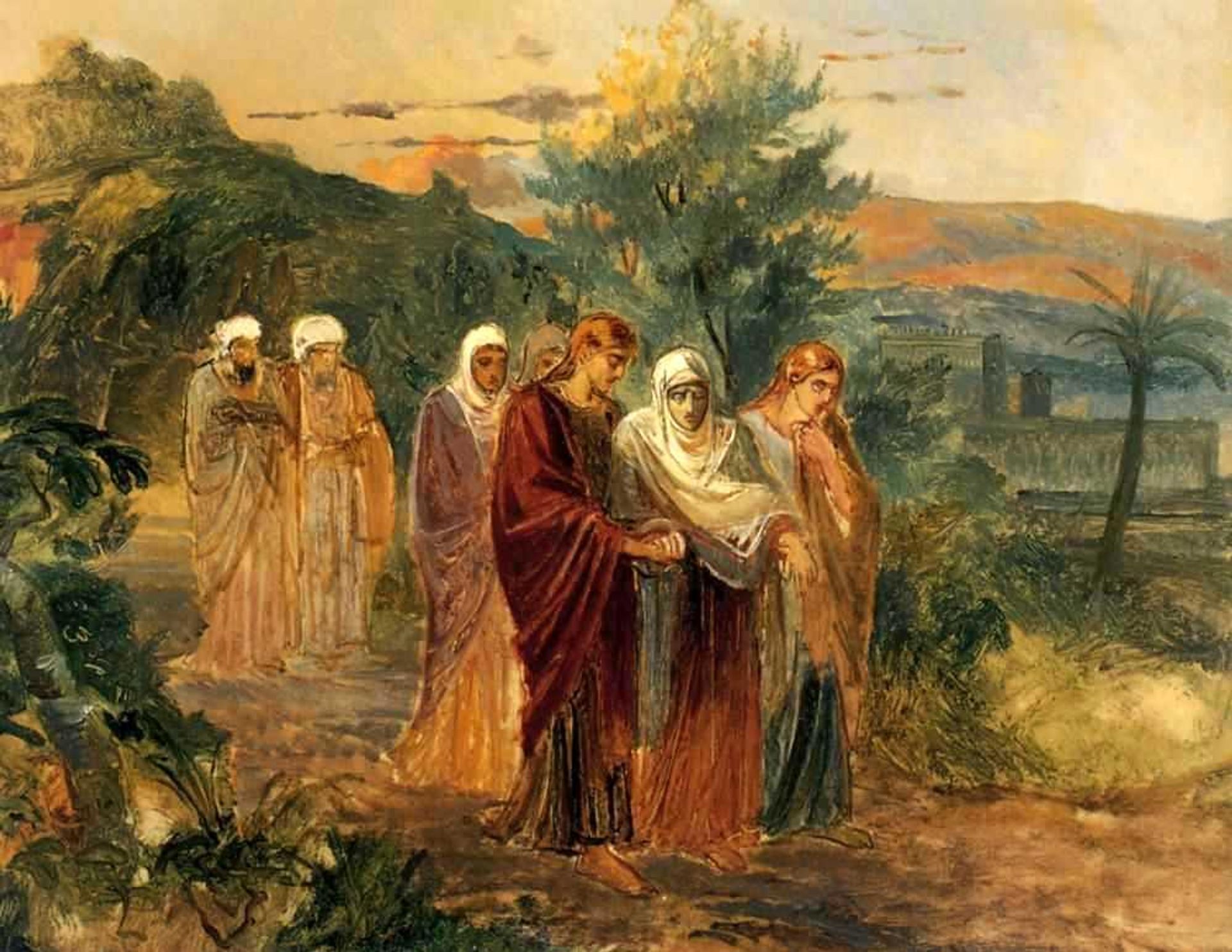 Николай Ге Возвращение с погребения Христа, 1859 год, ГТГ Николай Ге Возвращение с погребения Христа, 1859 год, ГТГ - РИА Новости, 1920, 19.07.2026