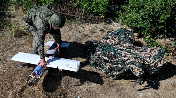 Боевая работа расчета БПЛА Молния-ПВО в зоне СВО