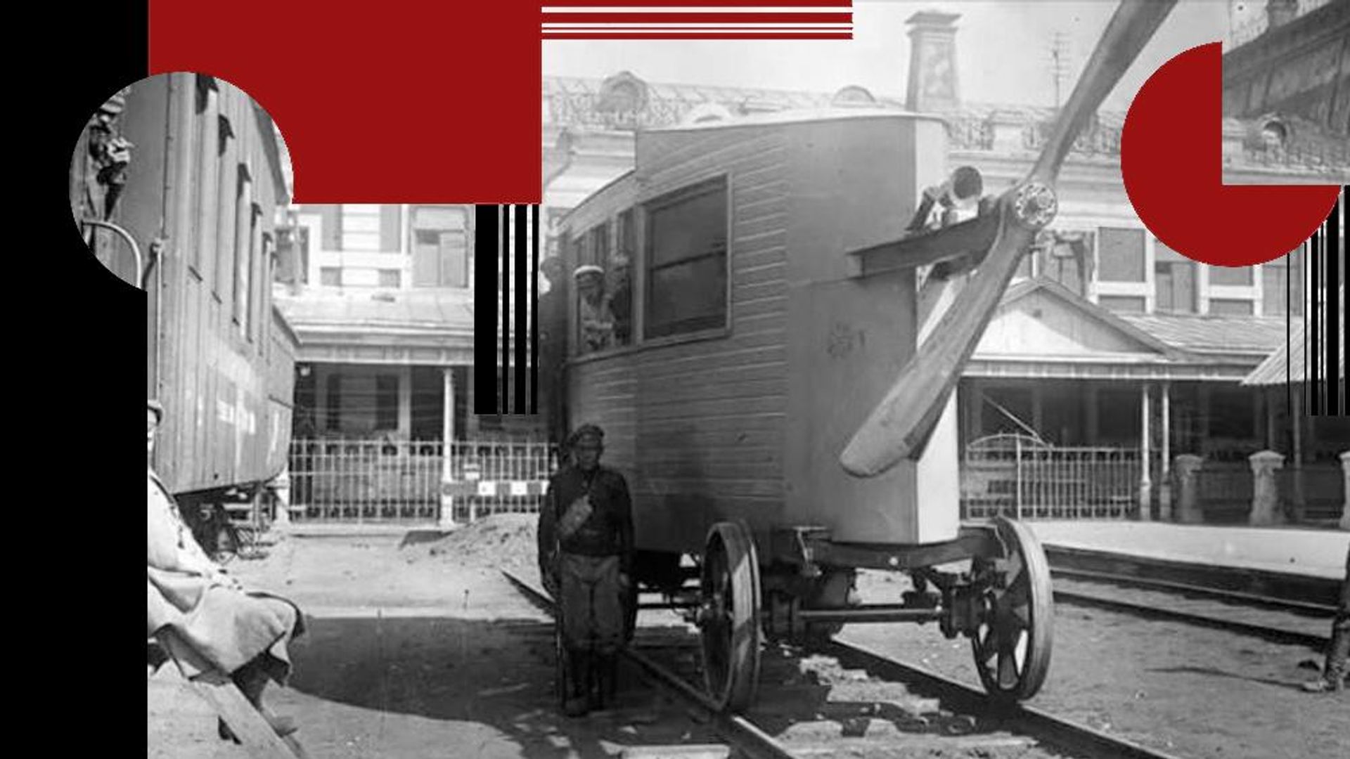 Аэровагон Абаковского, на котором погиб тов. Артём (Сергеев) - РИА Новости, 1920, 25.07.2026