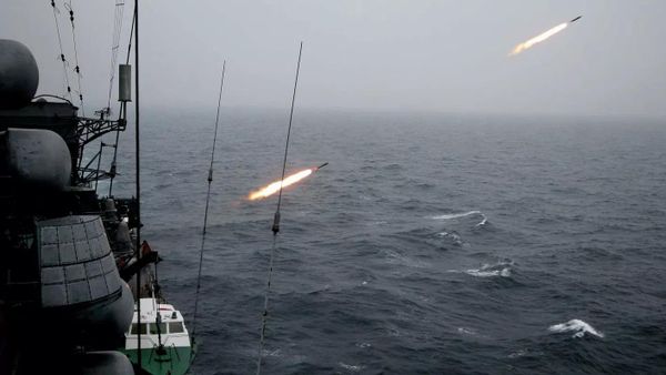 Ракетно-боевая установка на крейсере Варяг