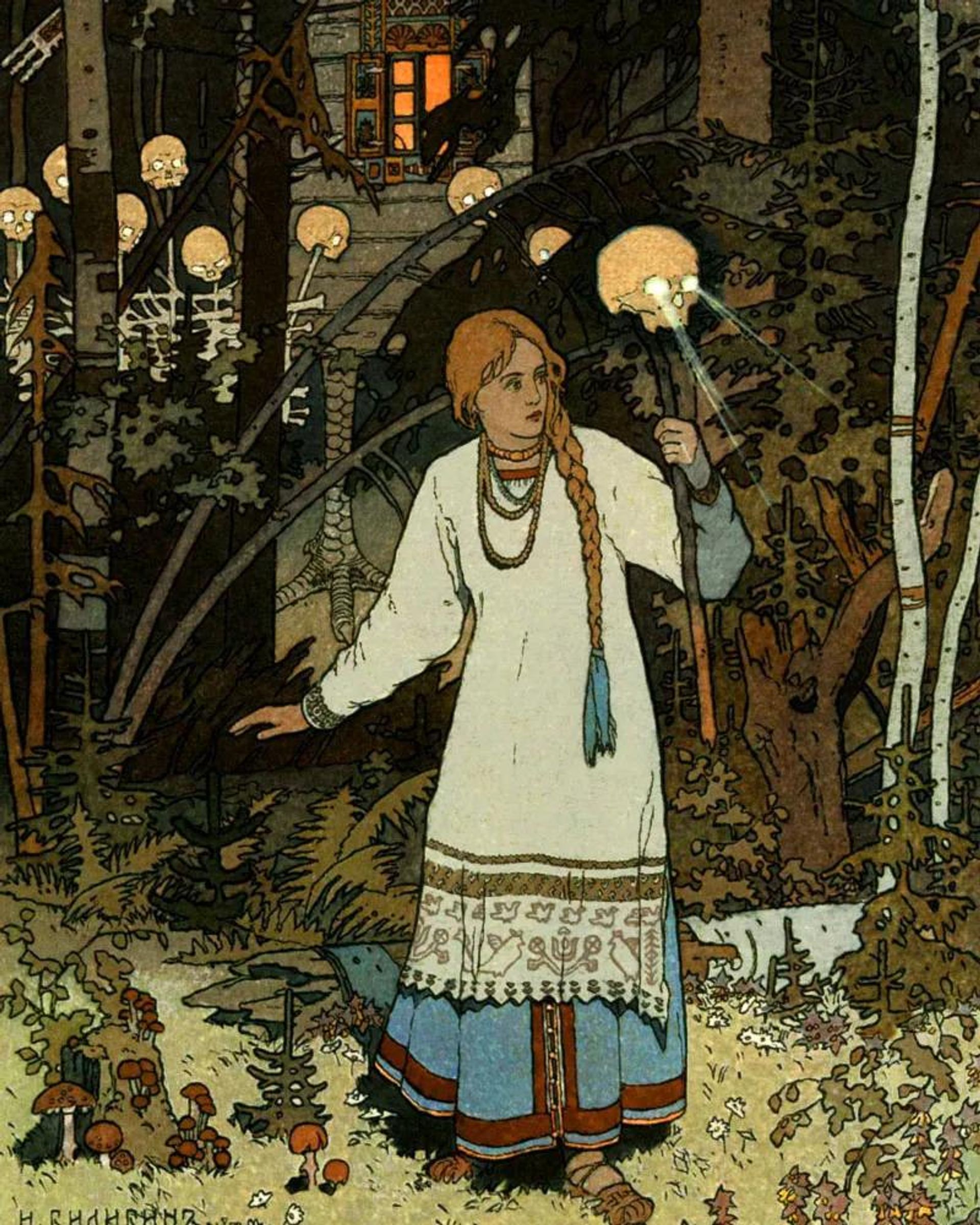 Иван Билибин Иллюстрация к сказке Василиса Прекрасная, 1899 год - РИА Новости, 1920, 11.08.2026