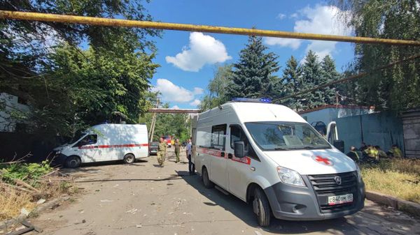 Машины скорой помощи в Донецке