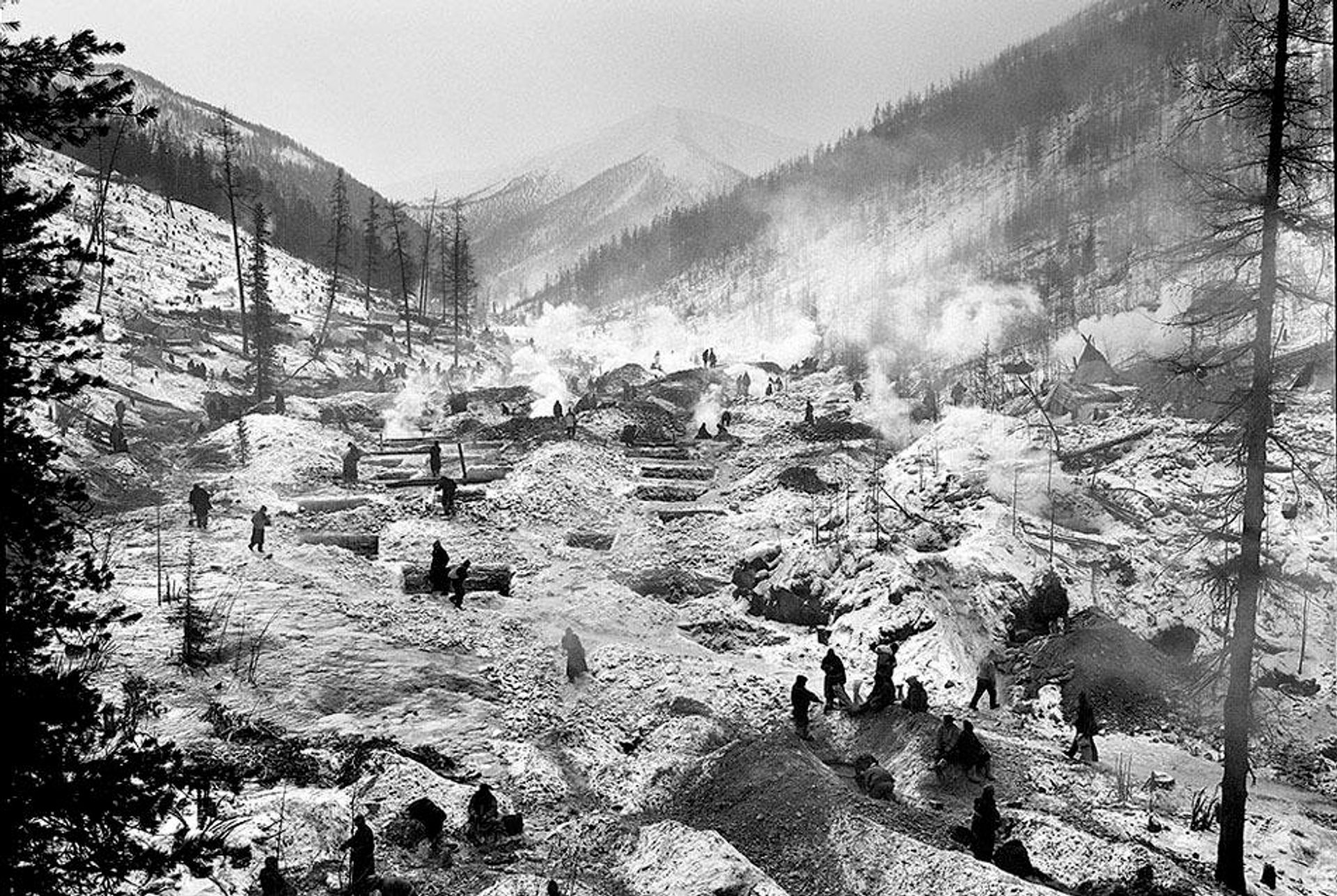 Добыча золота на Клондайке - РИА Новости, 1920, 13.08.2026