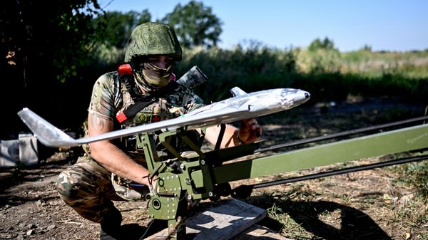 Боевая работа расчета БПЛА БАРС-КУРСК группировки войск Север на Сумском направлении СВО