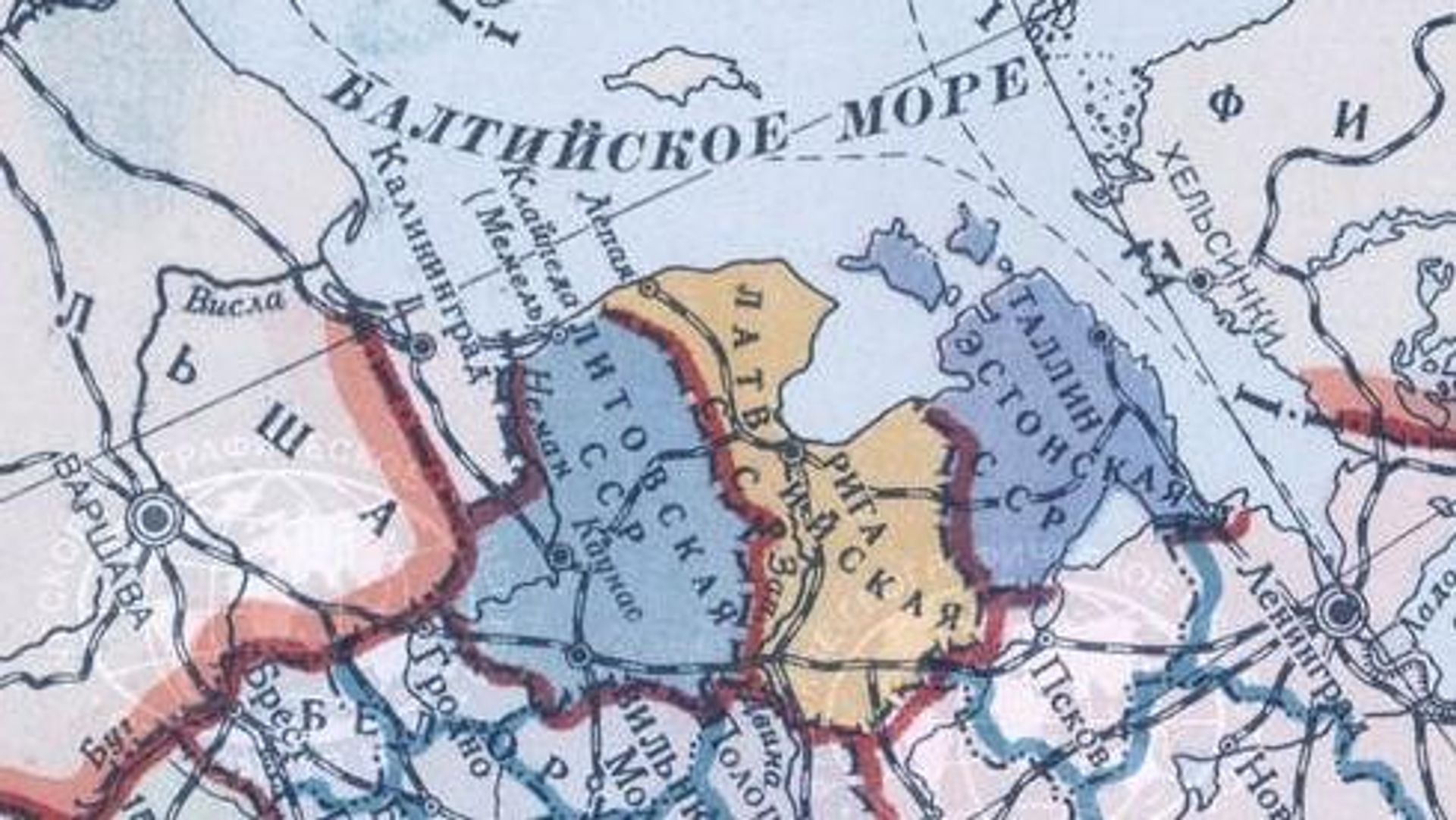 Советская Прибалтика: Литовская, Латвийская и Эстонская республики на карте СССР Советская Прибалтика: Литовская, Латвийская и Эстонская республики на карте СССР - РИА Новости, 1920, 05.09.2026
