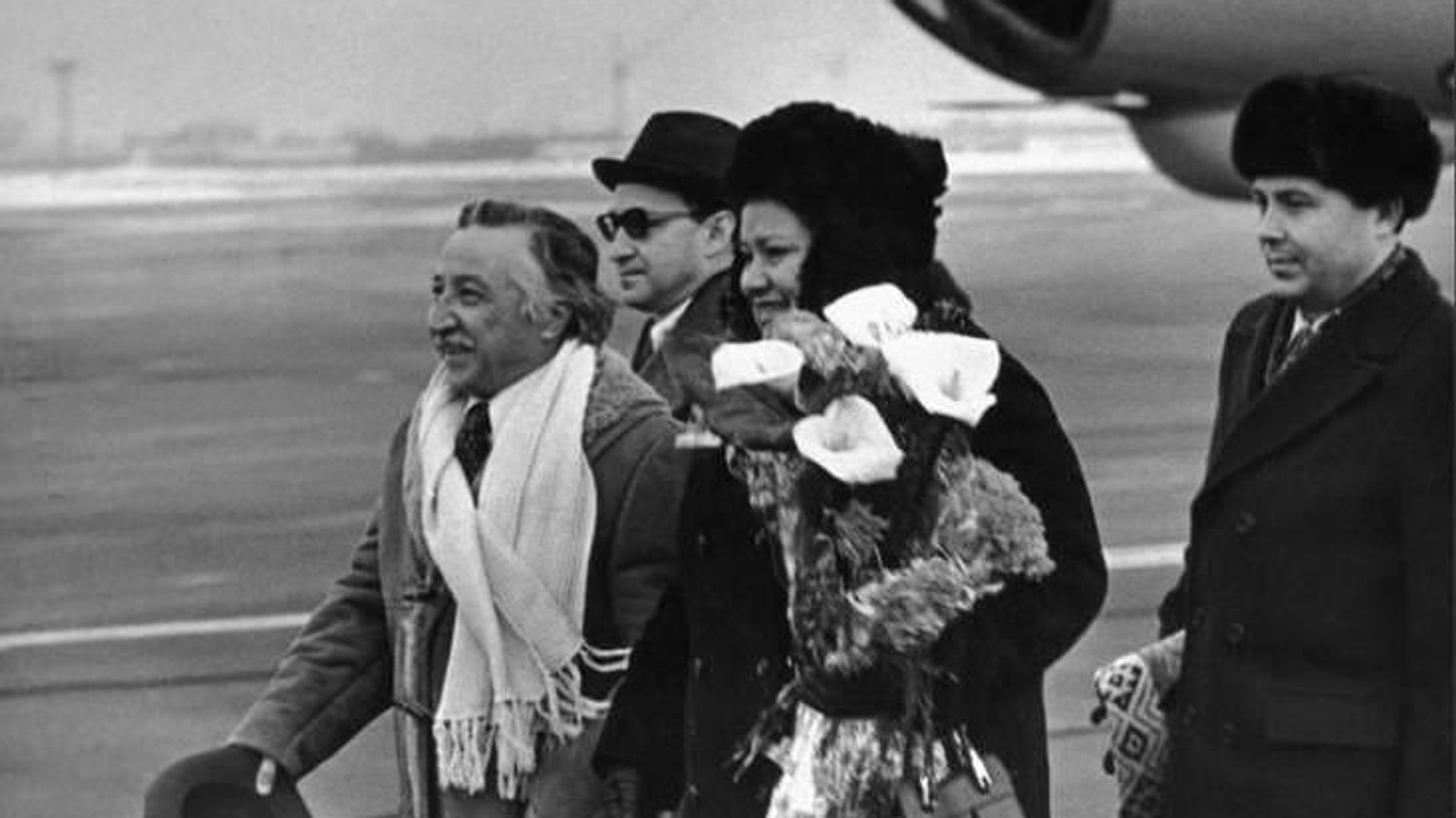Луис Корволан с женой в Москве после обмена, 27 декабря 1976 года Луис Корволан с женой в Москве после обмена, 27 декабря 1976 года - РИА Новости, 1920, 14.09.2026