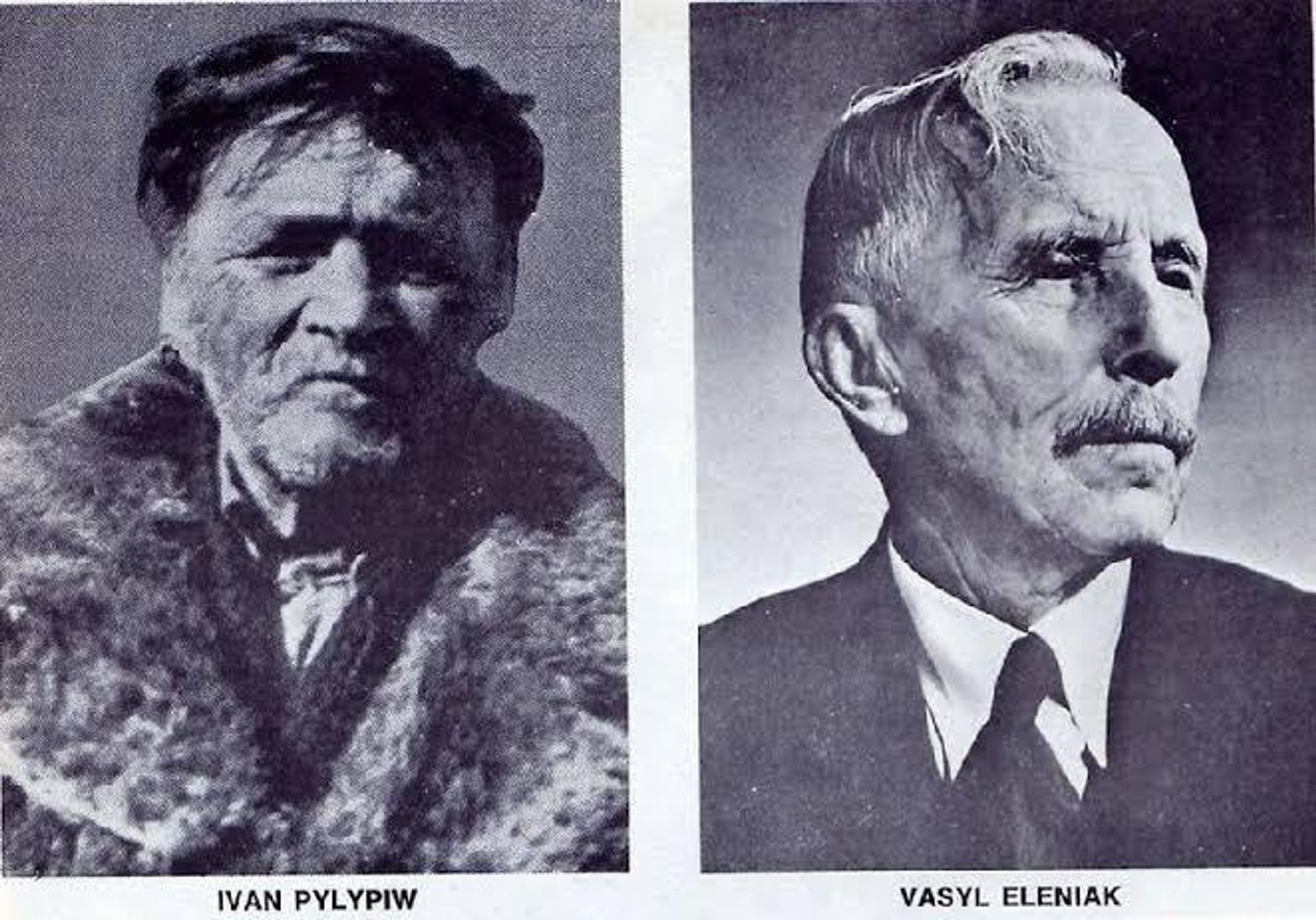 Галицкие первопоселенцы в Канаде Иван Пылыпив (фото - не позже 1936 года) и Василий Еленяк (фото 1947 года) - РИА Новости, 1920, 16.09.2026