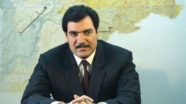Мохаммад Наджибулла, президент Республики Афганистан, 1988 год Мохаммад Наджибулла, президент Республики Афганистан, 1988 год