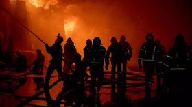 Пожар в Киеве Пожар в Киеве