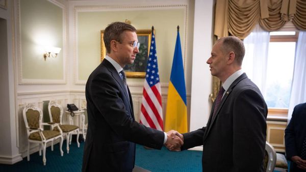 Сергей Корецкий с временным поверенным в делах США на Украине Полом Хьюстоном