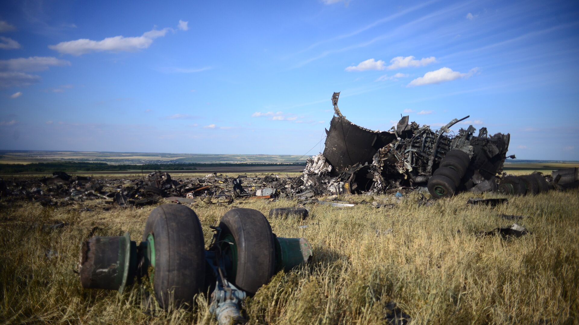 Место падения самолета ИЛ-76 ВВС Украины, сбитого ополченцами Луганска - РИА Новости, 1920, 17.10.2023