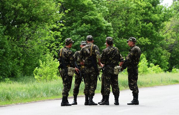 На блокпост Национальной гвардии Украины напали неизвестные