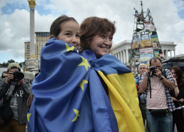 Акции на Площади Независимости в Киеве