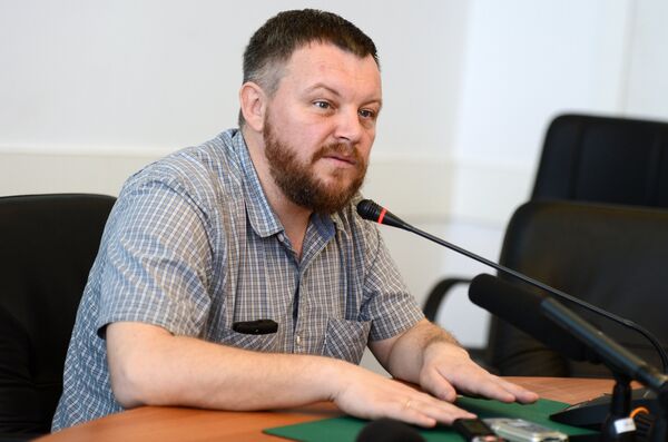 Пресс-конференция сопредседателя правительства ДНР Андрея Пургина Пресс-конференция сопредседателя правительства ДНР Андрея Пургина