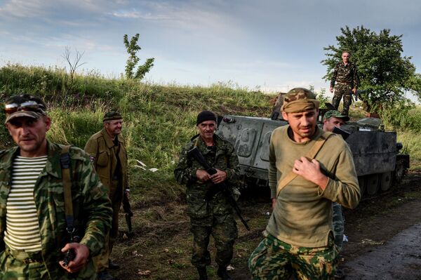 Батальон Призрак народного ополчения Луганска