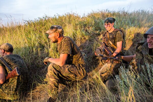 Бой за приграничное село в районе города Снежное в Донецкой области