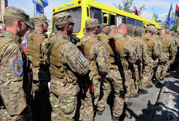 Отправление добровольческого батальона Сич в зону вооруженного конфликта Отправление добровольческого батальона Сич в зону вооруженного конфликта