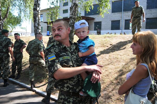 Встреча пограничников.