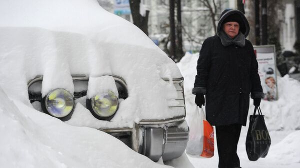 Чрезвычайная ситуация объявлена в Киеве из-за снегопада