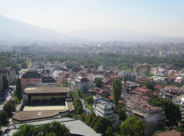 Вид столицы Болгарии Софии