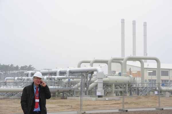 Открытие газопровода Северный поток в Германии