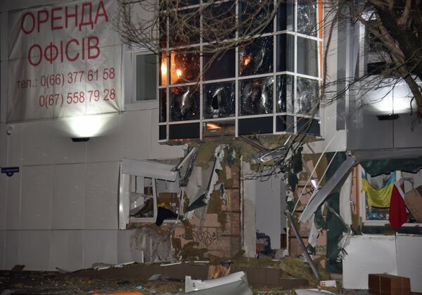 Взрыв в центре помощи украинской армии в Одессе