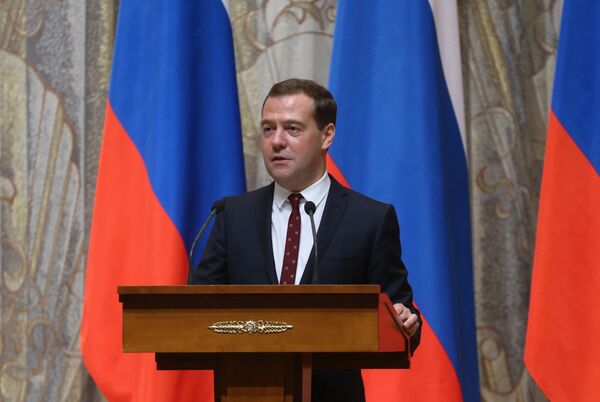 Выступление Д.Медведева на церемонии вручения премии правительства РФ в области науки и техники