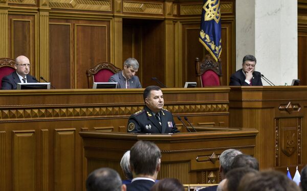 Верховная Рада Украины утвердила Степана Полторака на должность министра обороны Верховная Рада Украины утвердила Степана Полторака на должность министра обороны