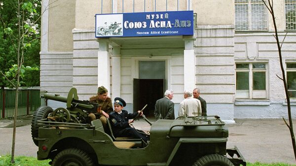 Военный автомобиль WILLIS в музее Союз Ленд-лиз