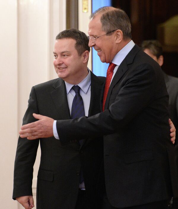 Встреча С.Лаврова с И.Дачичем в Москве Встреча С.Лаврова с И.Дачичем в Москве