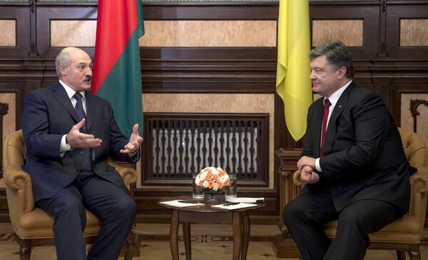 Встреча Петра Порошенко и Александра Лукашенко