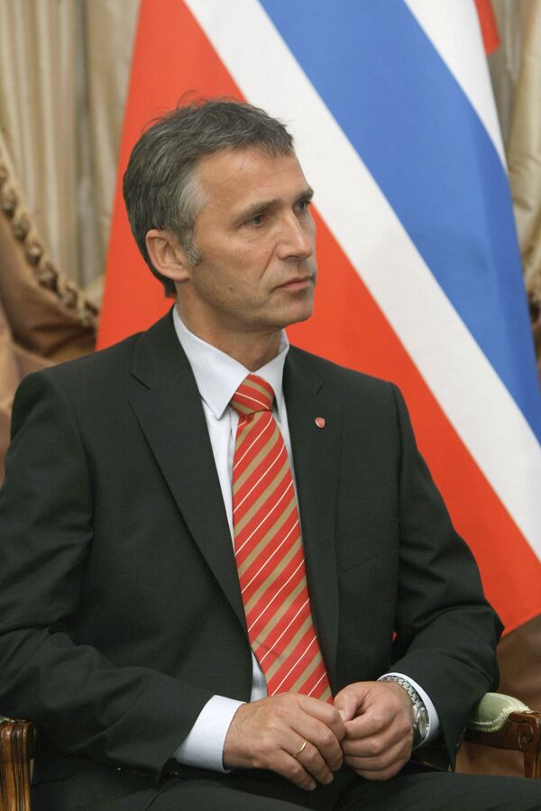 Премьер-министр Норвегии Йенс Столтенберг встретился с премьер-министром РФ В.Путиным