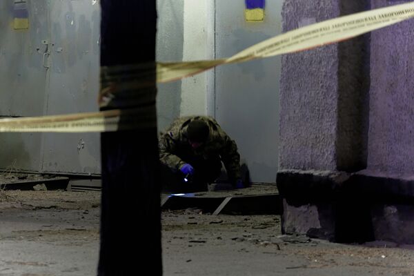 Взрыв возле военного госпиталя в Харькове