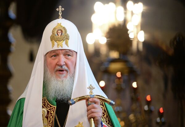 Патриаршее служение в праздник Казанской иконы Божией Матери в Успенском соборе Кремля
