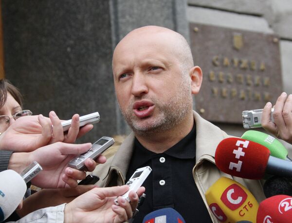 Бывший первый вице-премьер Украины А.Турчинов прибыл на допрос в СБУ