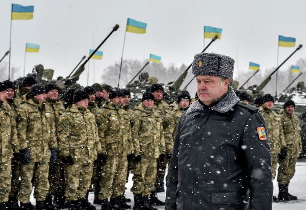 Рабочая поездка президента Украины П.Порошенко в Житомирскую область