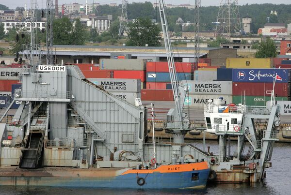 Порт в Риге